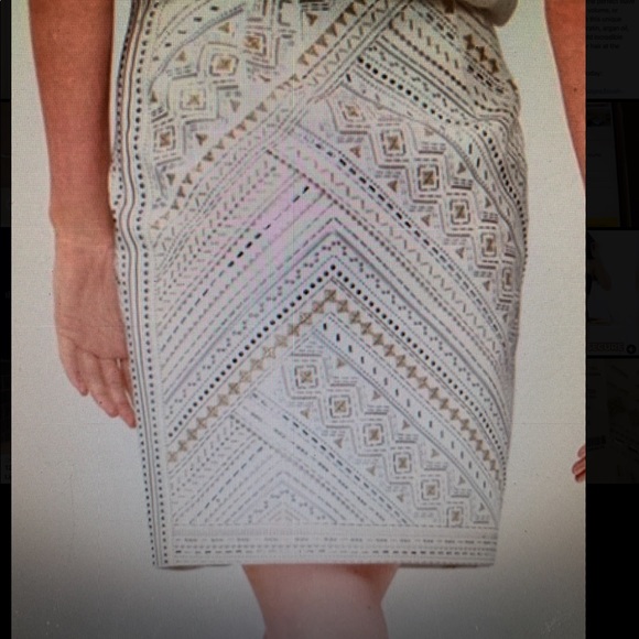 WHITE HOUSE BLACK MARKET EMBELLISHED MINI SKIRT SIZE 4 NWT! - Picture 2 of 6